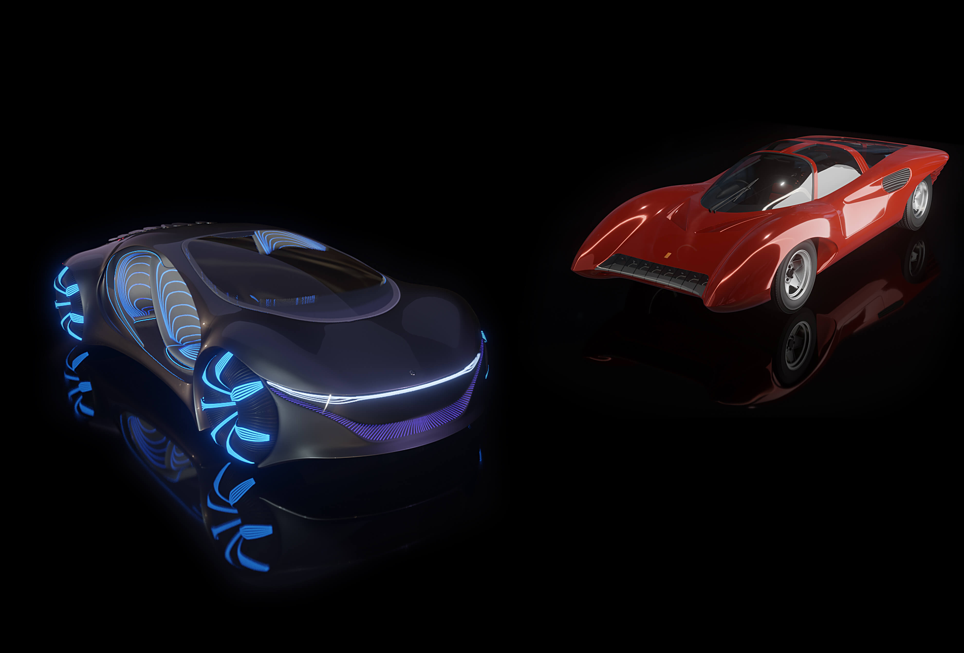 2021's Concept Car and 1968's Concept Car